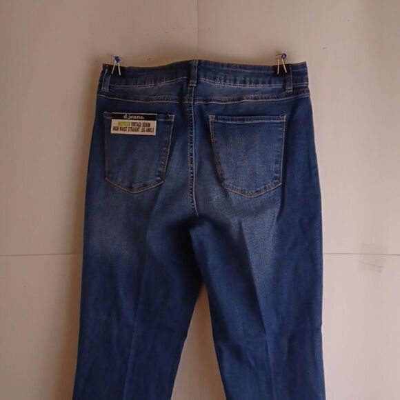 583419....D. Jeans High Waist Straight leg Ankle - Picture 4 of 5